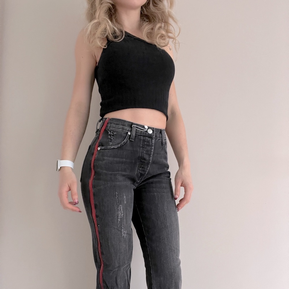 Revice black jeans size 26 NWT